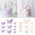 thumbnail image 3 of Cake Toppers 3D Butterfly 10PCS Decorative Cupcake Picks Cake Decoration Sticks, 3 of 6