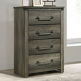 thumbnail image 2 of Simple And Beautiful 6pc Bedroom Set Eastern King Size Bed Dresser Mirror Nightstands Chest Unique HB FB Design, 2 of 10