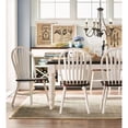 thumbnail image 3 of Andrews 72" Rectangle Extendable Dining Table Antique White/Chestnut Brown Wood, 3 of 6