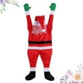 thumbnail image 3 of Navidad Santa Suit Gutter Hanging Santa Claus Creative Party Decoration para la pared del coche de la yarda, 3 of 7