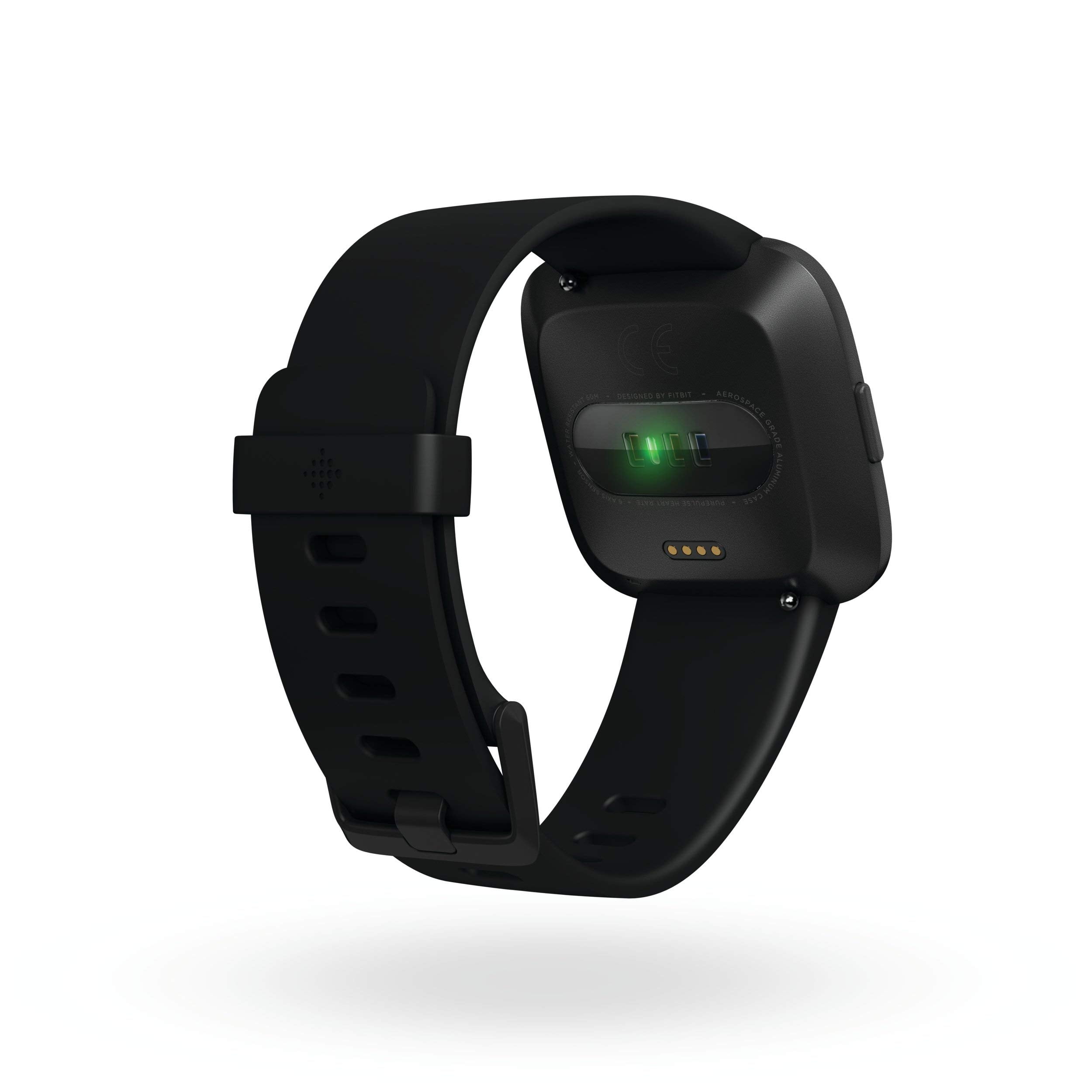 Restored Fitbit Versa Smart Watch, Black/Black Aluminium (Refurbished)