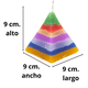 thumbnail image 3 of Pirámide De 7 Colores Mediano, 3 of 5