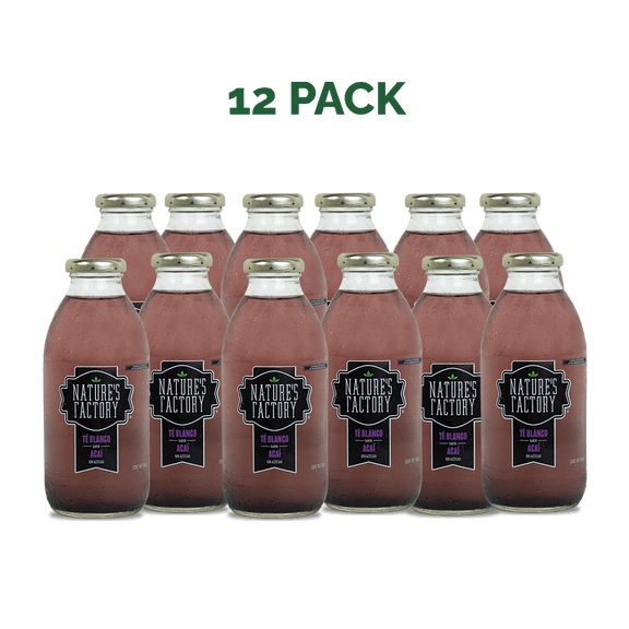 Natures Factory Té Blanco Sabor Acaí Sin Azúcar | 12 Piezas Nature's Factory Natures Factory Té Blanco Sabor Acaí