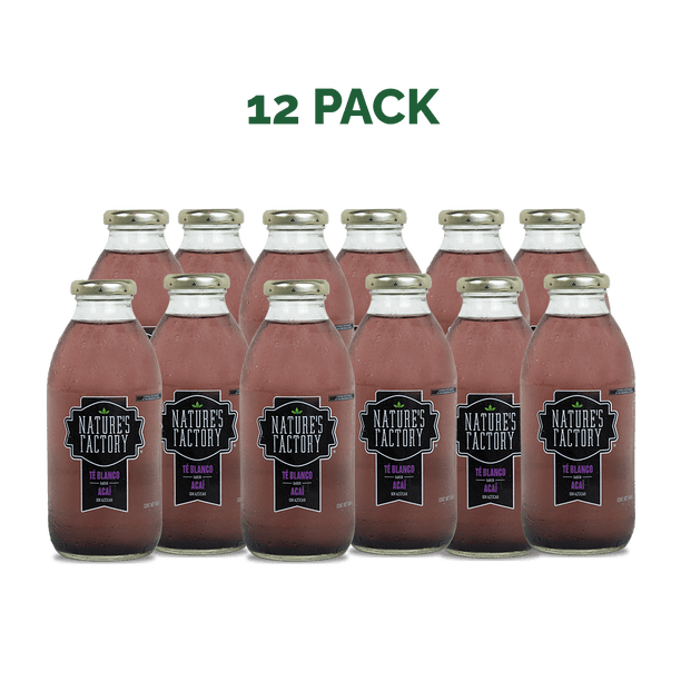 Natures Factory Té Blanco Sabor Acaí Sin Azúcar | 12 Piezas Natures Factory Natures Factory Té Blanco Sabor Acaí