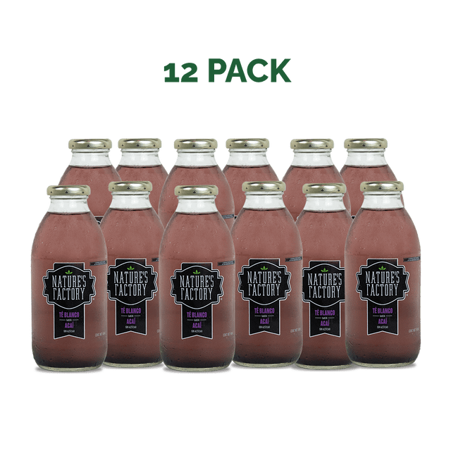 Natures Factory Té Blanco Sabor Acaí Sin Azúcar | 12 Piezas Nature's Factory Natures Factory Té Blanco Sabor Acaí