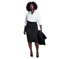 thumbnail image 3 of ELOQUII Women's Plus Size Neoprene Pencil Skirt, 3 of 3