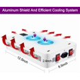 thumbnail image 3 of LED Grow Lights Newest Watt LED Full Spectrum Sunlike Lamp for Indoor Plant with Daisy Chain Function Temperature Humidity Growing Light Seedling Veg Bloom Three Modes .x./, 3 of 7