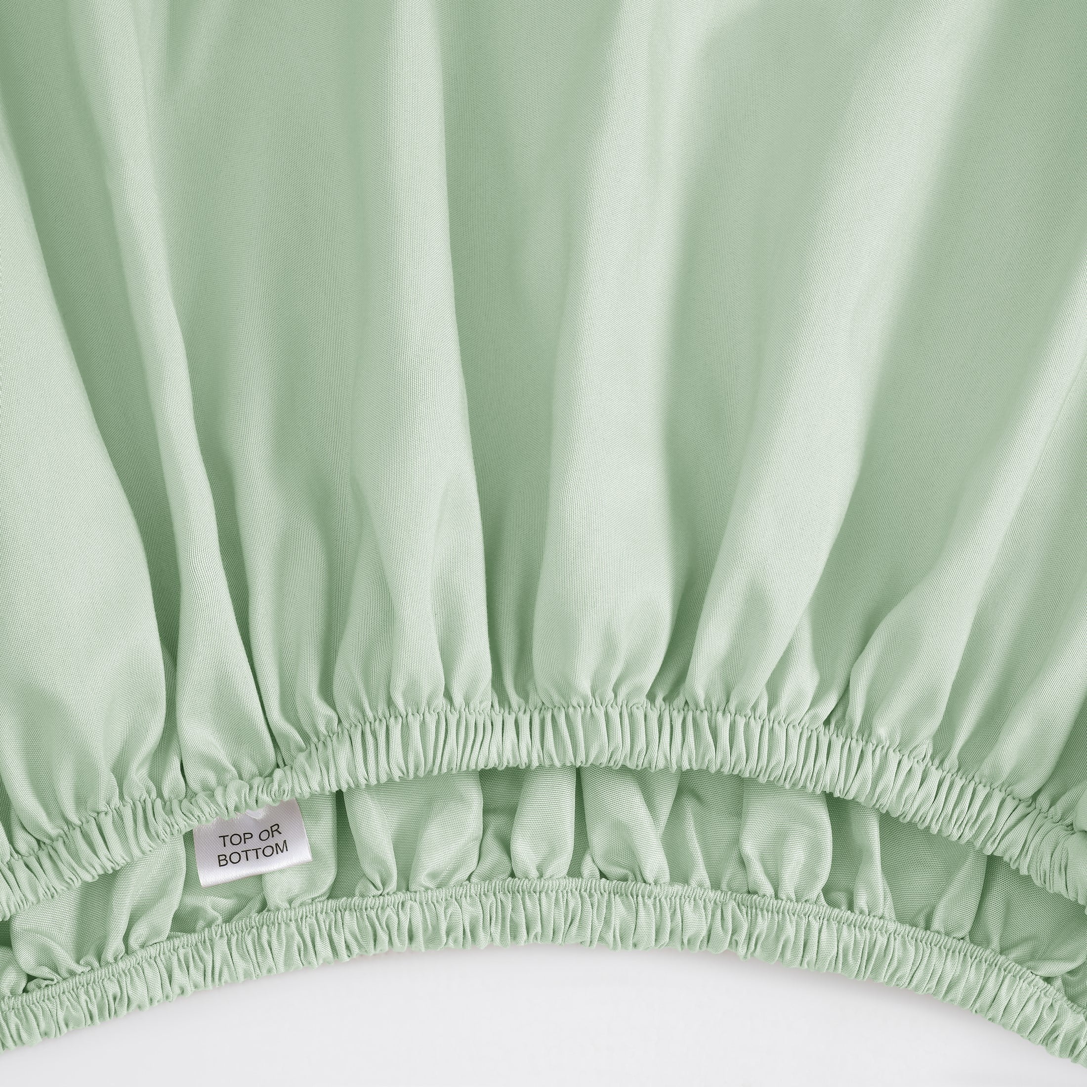 Mainstays Super Soft Brushed Microfiber Bed Sheet Set, Light Green, Full, 4 Piece
