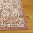 thumbnail image 5 of SAFAVIEH Blair Gerald Traditional Machine Washable Area Rug, 6'7" x 6'7" Square, Rose/Grey, 5 of 14