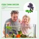 thumbnail image 3 of 1 Set Subdacy Plant Kit Fish Tank Decoración de árbol Aquarium paisaje PROP FAKE Plantas Decoración, 3 of 6