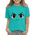 thumbnail image 6 of Bnwani Boys T Shirts Short Sleeve Comfortable Girls Shirts Breathable Tee Mint Green Sizes 3-9, 6 of 6