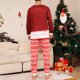thumbnail image 4 of Conjunto de pijamas a juego para familia, cómodo conjunto a juego de 2 piezas, ropa para el hogar para padres e hijos, 4 of 7