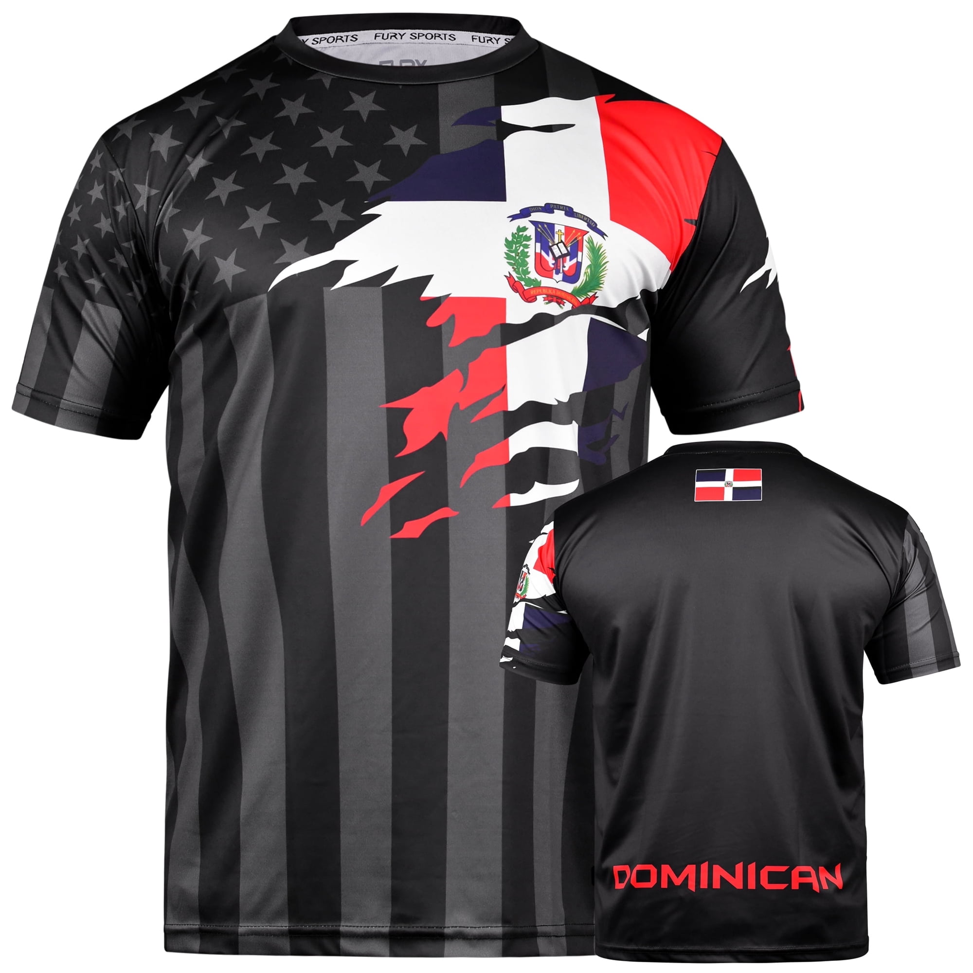 Fox & Fury Dominican Republic Soccer Jersey for Men & Women – Adult Unisex Football Shirt