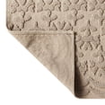 thumbnail image 5 of Beautiful Floral Block Scallop 2 Piece Bath Rug Set by Drew Barrymore, Fawn, 17" x 24" & 20" x 30", 5 of 7