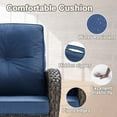 thumbnail image 6 of POCASSY Wicker Outdoor Rocking Chair, 6 of 11