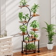 thumbnail image 7 of Plant Stand Indoor with Grow Lights,62" Tall indoor plant stands for multiple plants,8-Tiered plant shelf indoor,Metal Flower Stands for Indoor Plants Living Room,,Garden, Patio, Balcony, 7 of 7