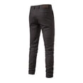 thumbnail image 4 of Spring and Autumn New Men's Casual Pants Breathable Men's Versatile Breathable Cotton Trousers-Dark Brown-36, 4 of 5