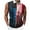 Blue, variant on Cmfcve Plus Size Men's Independence Day Tank Top Sleeveless Lapel Fitness Undershirt Patriotic Printed 4th of July Vest