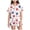 style-12 White, variant on JUMEYU Pjs Kids Big Girls Pajamas Silk Satin Short Sleeve Top Shorts PJs Sets Size 11-12 (Pink,11-12 Years)