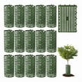 thumbnail image 2 of 10 Pack Tree Trunk Protector, Plant Guard Protectors with Zip Ties, Garden Protection Tree Wraps Cages for Damaged Bark,10 x Tree Trunk Protector 10 x Ties,Green, 2 of 7