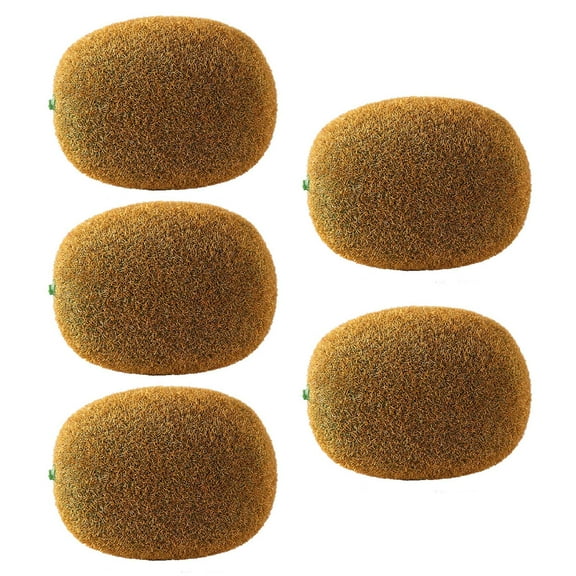 Acahhotxx 5Pcs/set Artificial Kiwifruits Realistic Fruit Decor Simulation Fruit Ornament for Photography, and Festive Displays
