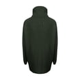 thumbnail image 3 of Lovskoo 2024 Sweaters for Women Turtleneck Casual Loose Fitting Long Sleeved Knitted Pullover High Neck Sweater Olive Green, 3 of 5