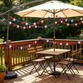 thumbnail image 5 of Xinyat Patriotic Star Garland Banner Streamers Red White and Blue - 8 FT 1 Strands - Patriotic Decorations for 4th of July, Independence Day, Labor Day, Veterans Day, Memorial Day, 5 of 7