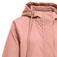 thumbnail image 6 of Duoif Rain Jacket Women, Women's Rain Jacket Plus Size Long Raincoat Lightweight Windbreaker Jackets with Pockets Jackets for Women Pink S, 6 of 7