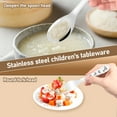 thumbnail image 3 of Tcwhniev 10 Pieces Toddler Utensils, Stainless Steel Kids Silverware Set, Cartoon Dinosaur Kids Forks and Spoons, Dishwasher Safe, 3 of 9