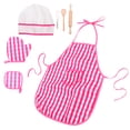 thumbnail image 5 of KAKOWELY kitchen set for kids 1 Set Kids Baking Set for Girls with Apron and Chef Hat Children Cooking Tools for Baking and Cooking Kitchen Set for Kids, 5 of 5