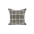 thumbnail image 1 of KOSSMAI Square Linen Classic Houndstooth Pattern Cushion Cover & Insert Throw Pillow Pad for Home Deco Black 19.7" X19.7", 1 of 6