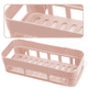 thumbnail image 3 of Cesta para Carrito de Ducha, Organizador de Carrito, Cesta a Prueba de óxido montada en la Pared, plástico, Estante de Almacenamiento para baño Ormromra  CPB-DE-WX664-3, 3 of 5