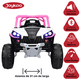 thumbnail image 3 of Montable Eléctrico Infantil 4x4 12V con Luz, Sonido y Bluetooth - Rosa, 3 of 8