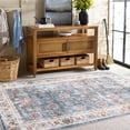 thumbnail image 2 of SAFAVIEH Martha Stewart Petrina Floral Machine Washable Area Rug, Green/Beige, 5' x 7', 2 of 11