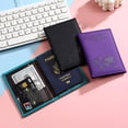 thumbnail image 3 of Map PU Leather Travel Passport Cover Multifuntional Passport Holder Multi-Card Slot for Tickets & Bank Cards Slim Portable Passport Holder, 3 of 9