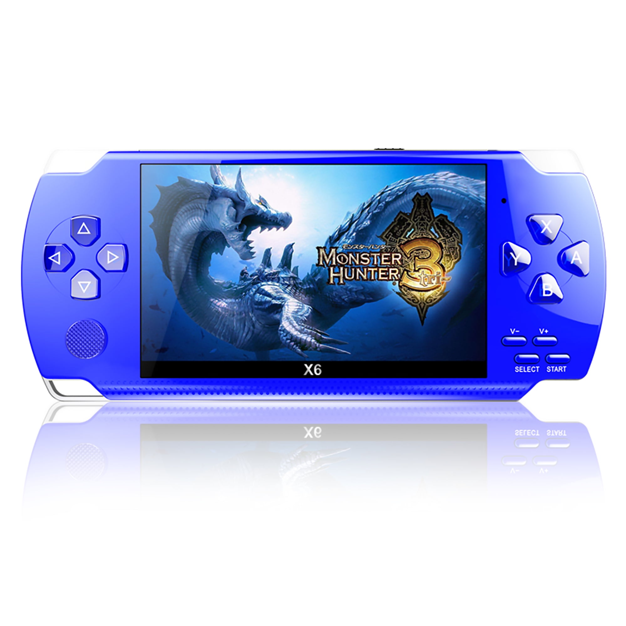 FASLMH PSP Handheld Game Machine X6 Updated Version, 8GB , 4 inch High  Definition Color Screen, Over 3000 Free Games-Black - Walmart.com