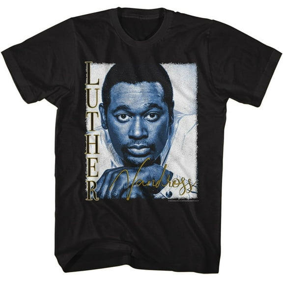 Luther Vandross Black Adult T-Shirt 2Xlt