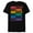 Black, variant on Marvel Logo Print Pride - Short Sleeve Blended T-Shirt for Adults - Customized-Black