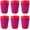 Magenta, variant on Blank Neoprene Party Cup Coolie (10 Pack, Gray)
