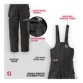 thumbnail image 4 of STRIKER ICE Women Stella Bib, Color: Black, Size: XL (6212307), 4 of 4
