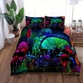 thumbnail image 6 of Mushroom Forest Bedding Set-Four Seasons,3,3,Green,Full, 6 of 10