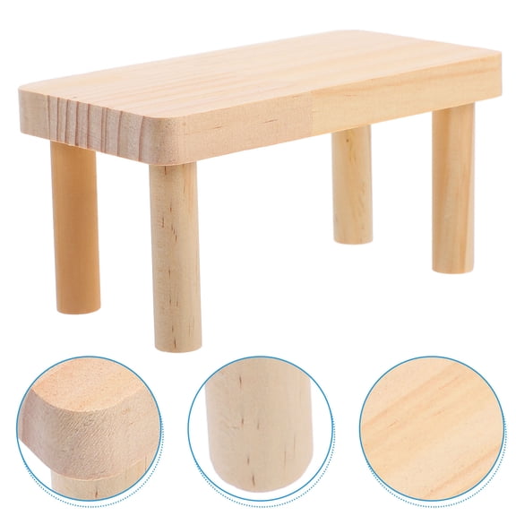 DEEPCRAFF Wooden Hamster Playground Platform for Cages - Small Pet Accessories, and Piece