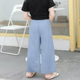 thumbnail image 3 of breaise Girls Wide Leg Pants High Waisted Flowy Palazzo Pants Loose Casual Jogger Trouses, 3 of 7