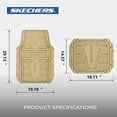 thumbnail image 6 of Skechers Hyper Pillar Car Floor Mat - All-Weather, Universal Fit for Most Cars Beige - 24PM16, 6 of 10