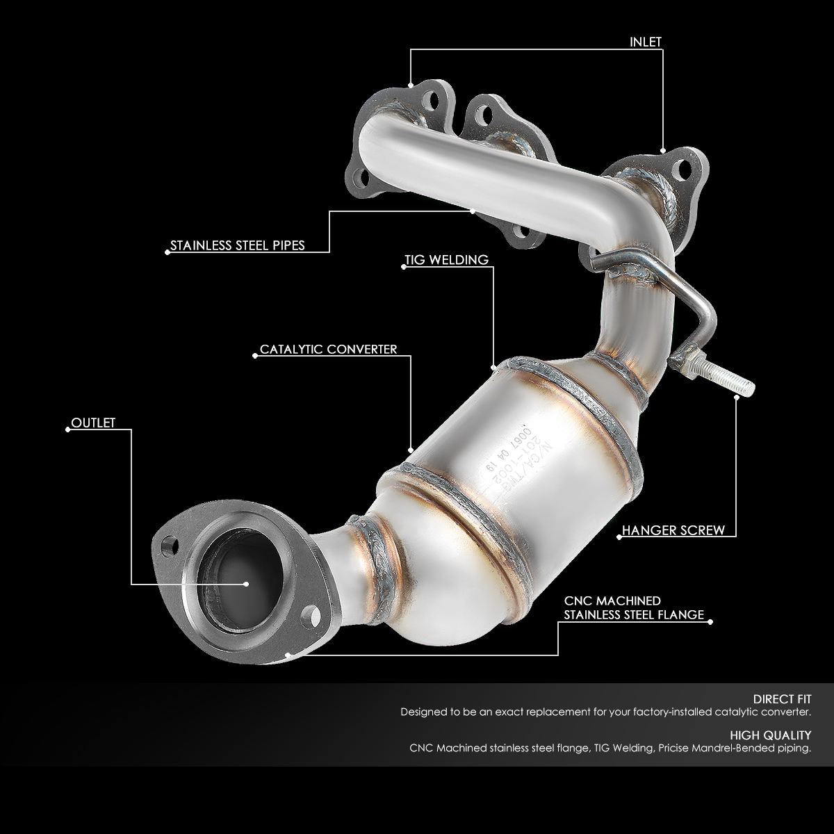 Catalytic Converter for Toyota Sienna 04-06 Highlander 04-07 Lexus RX330 3.3L eB