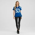 thumbnail image 4 of Women's Nike Isaiah Land  Royal Indianapolis Colts Team Game Jersey, 4 of 7