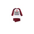 thumbnail image 2 of Matching Family Christmas Pajamas, We Are Family Christmas 2026 Raglan Top And Plaid Pants, Soft Loungewear for Christmas Eve, Cozy Sleepwear for Xmas Morning, Matching Pjs for Photos, 2 of 6