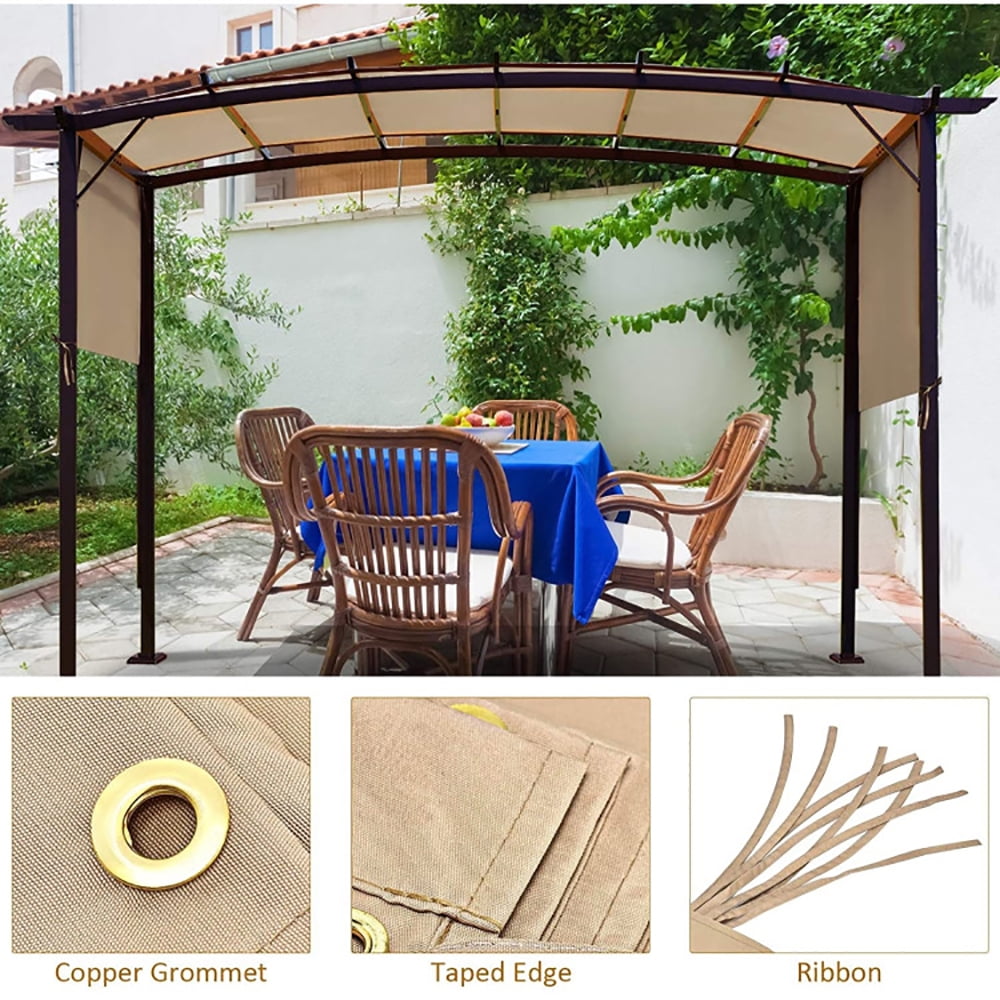 Aimee Lii Outdoor Canopy Shade Cover with Copper Grommets & 4 Straps, Backyard Canopy Gazebo Aimee Lii Outdoor Canopy Shade Cover with Copper Grommets & 4 Straps, Backyard Canopy Gazebo