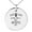 Silver, variant on Rose Gold Stainless Steel Mama Llama No Time For Drama Small Medallion Circle Charm Pendant Necklace