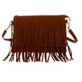 thumbnail image 1 of GOOHOCHY Bolso con flecos, bolso de hombro con flecos, bolso bandolera vintage con borlas, bolso bandolera para mujer, 1 of 7